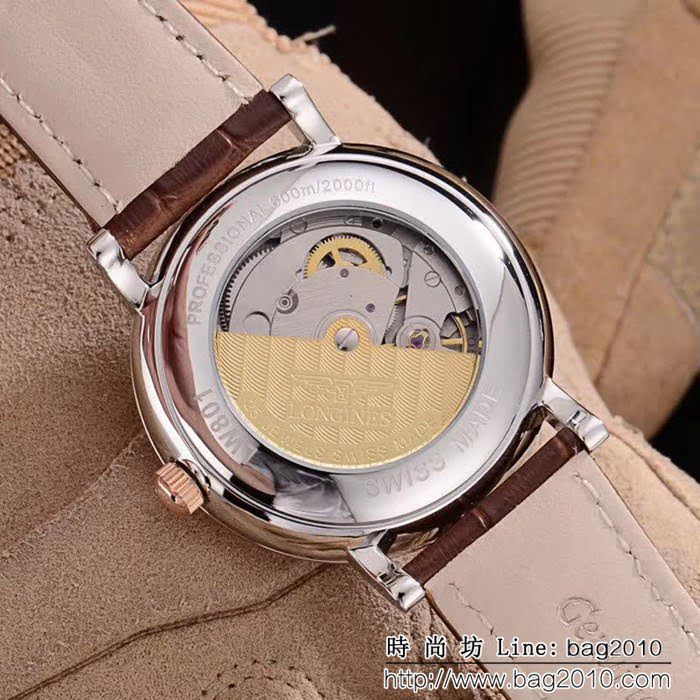 LONGINES浪琴 經典大三針 全自動機械 精品男士腕表 WSS0990